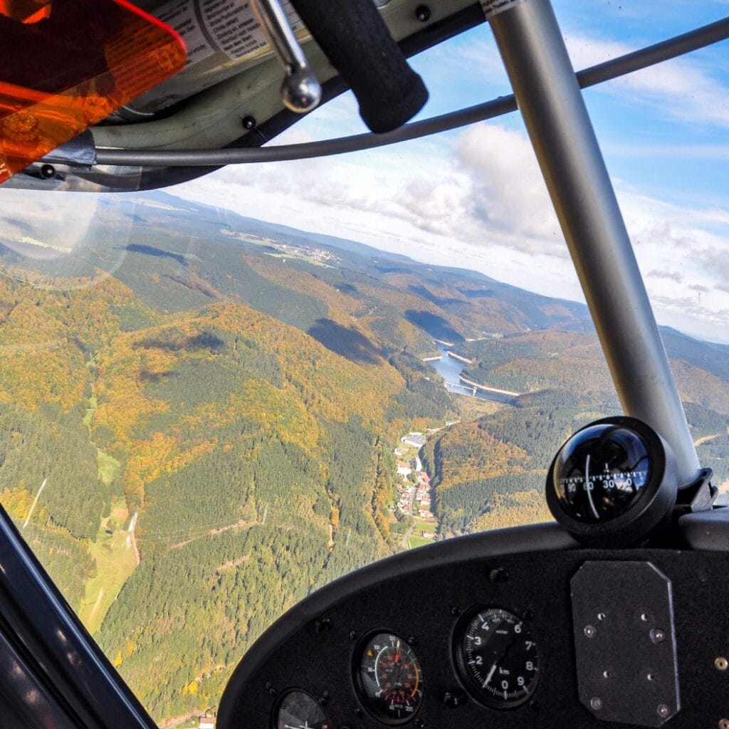 Rundflug über den Thüringer Wald