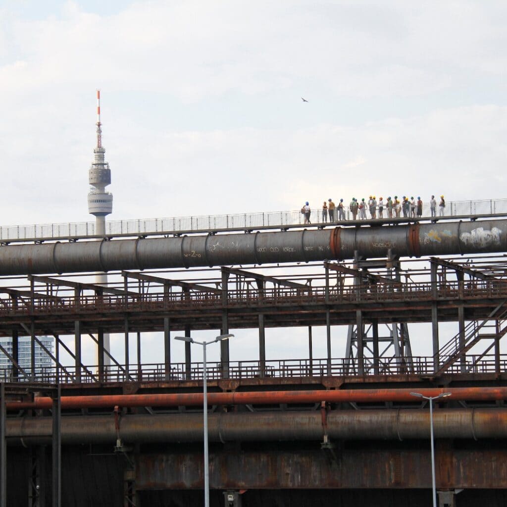 skywalk phönix-west in dortmund-hörde